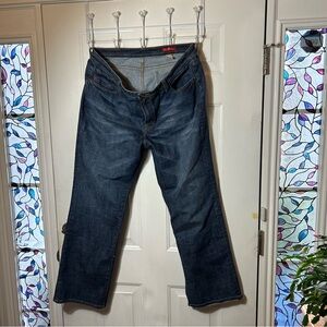 Seven7 Dark Blue Bootcut Jeans for women Size 20